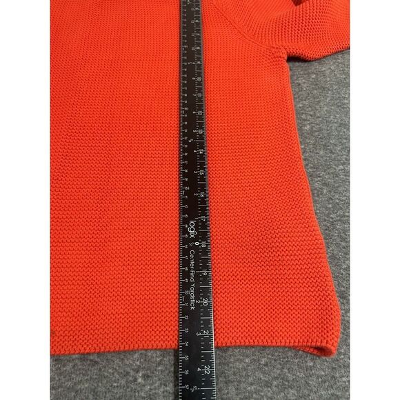 COS Red 100% Cotton Sweater SZ S Bright Colorful Everyday Staple Casual Cozy - Picture 6 of 6